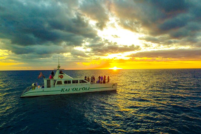 All-Inclusive Sunset Dolphin Watch and Snorkeling Cruise - The Pacific Sunset From the Catamaran