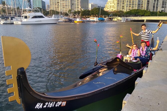 Aloha Gondola Cruise with Drinks & Pastries - A gondola ride through Waikiki’s Grand Canal