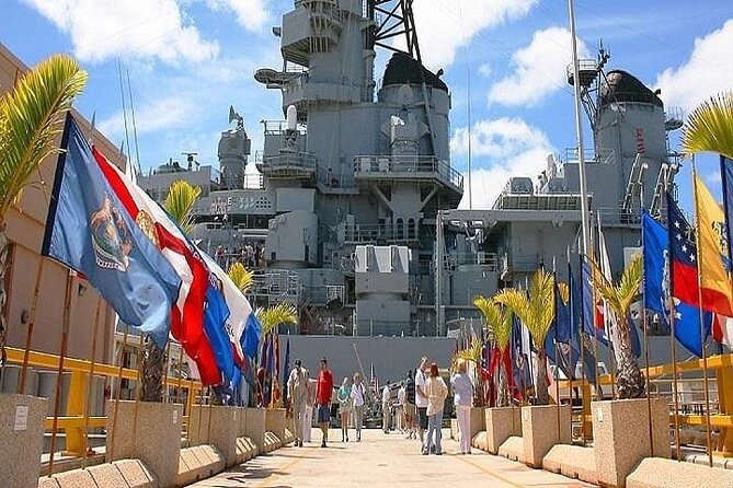 Battleships of WWII at Pearl Harbor Departing from Waikiki - Punchbowl and Honolulu’s royal center