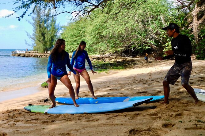 Beginner Surf Lesson at North Shore Haleiwa, Oahu - Turtle Sightings and the North Shore Setting