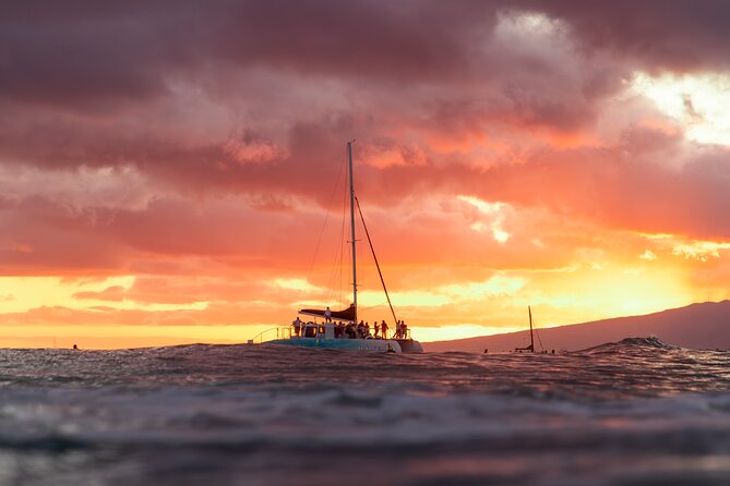 Board from Waikiki Beach for a scenic Sunset Sail on the Hāwea - Leaving Waikiki Beach for the Hāwea