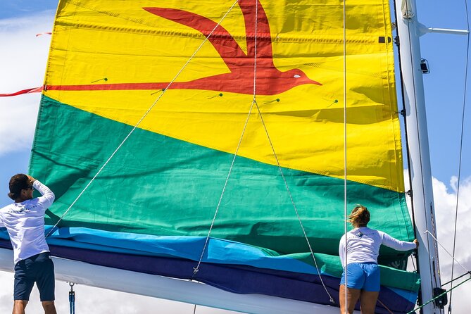 Board from Waikiki Beach for a scenic Sunset Sail on the Hāwea - Price and overall value at $72.96