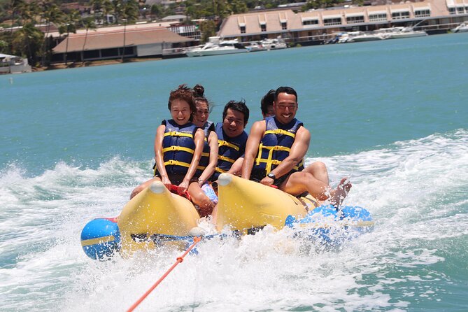 Combo Banana Boat Ride and Bumper Tube Ride in Hawaii - Two Hawaiian rides at Koko Marina