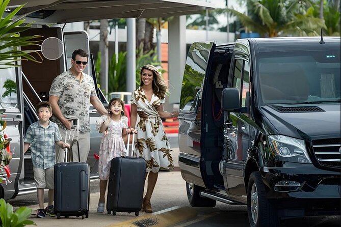 Departure - Private Transfer Waikiki Hotel to Airport - The vehicle, luggage, and group-size question