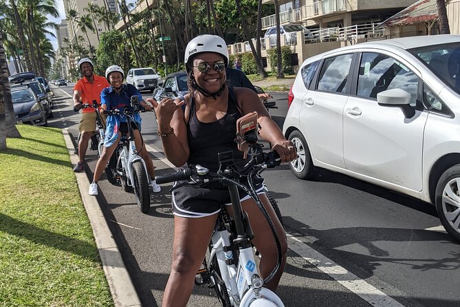 Electric Bike Ride & Manoa Falls Hike Tour - Returning through the University of Hawaii at Manoa