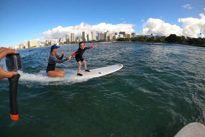Family, Private & Group Surfing Lessons, Waikiki Courtesy Shuttle - How much value do you get for $107.15?