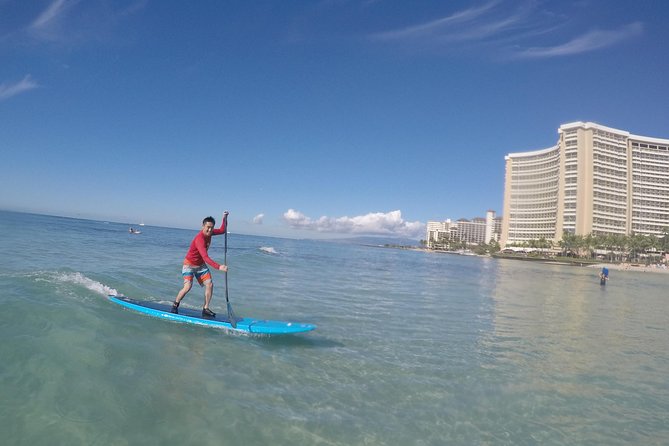 Family Stand Up Paddle Lesson with Waikiki Courtesy Shuttle - The short trip from equipment room to ocean