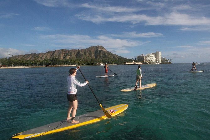 Family Stand Up Paddle Lesson with Waikiki Courtesy Shuttle - The return to the surf center