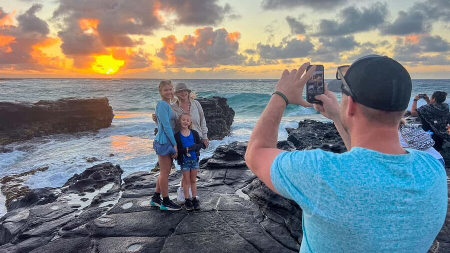 First Day Must 10-Hour Sunrise & Full Island Photo Tour - Sunrise at Sandy Beach and the southeastern coast