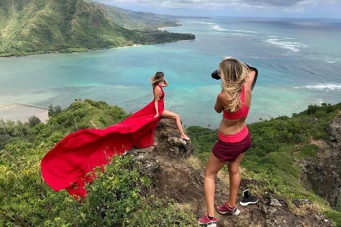 Flying Dress Photoshoot on Oahu - What you receive after the camera stops