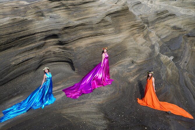 Flying Dress Photoshoot on Oahu - How the private format affects the morning