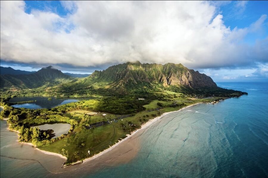 From Honolulu: Oahu 60min Helicopter Tour with Doors Off/On - Kaʻaʻawa Valley and Sacred Falls