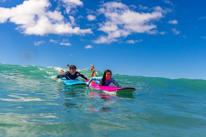 Group Surf Lesson in the Heart of Waikiki - The Instructors Matter More Than the Board