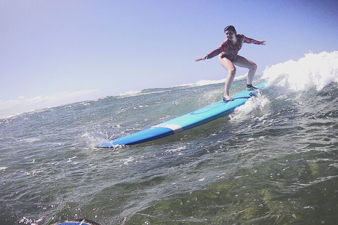 Group Surf Lessons for beginners on the North Shore of Oahu - A chance to notice more than the surf