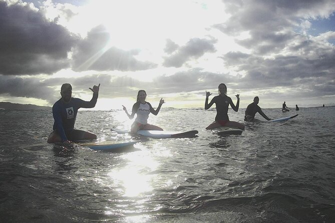 Group Surf Lessons for beginners on the North Shore of Oahu - Getting ready with the right gear