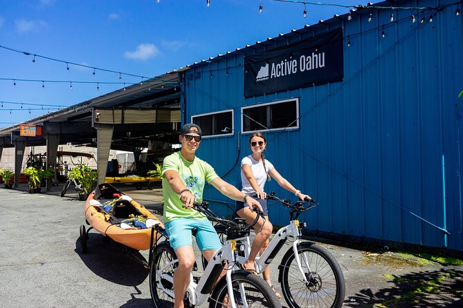 Guided E-Bike and Kayak Tour to Mokulua Islands in Kailua, Oahu - Starting at Hamakua Drive with the kayak gear