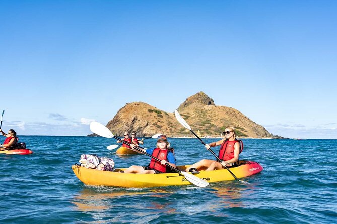 Guided E-Bike and Kayak Tour to Mokulua Islands in Kailua, Oahu - Landing on Mokulua Island