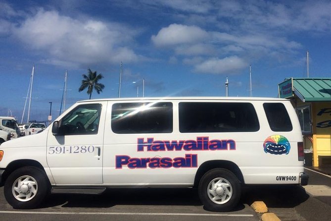 Hawaiian Parasail Since 1977 - Waikiki Beach and Diamond Head from above