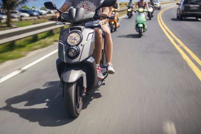 Hawaiian Style Scooter Ride around O'ahu for the Day - The windward side, Kualoa Ranch, and Kaneohe Bay
