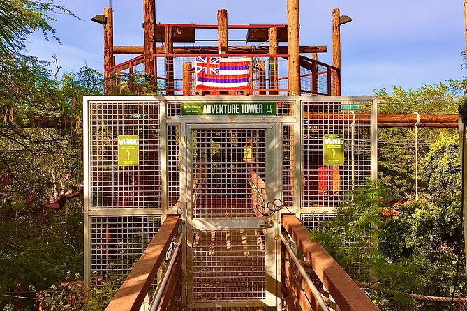 High Ropes Adventure Course at Coral Crater - What the $62.82 price includes