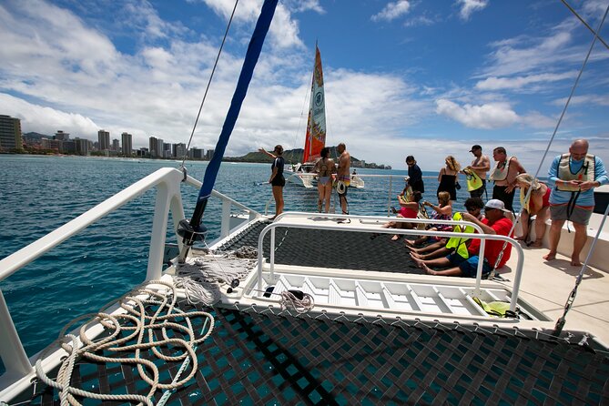 Hilton Hawaiian Village Turtle Snorkel with Optional Lunch - The optional lunch at sea