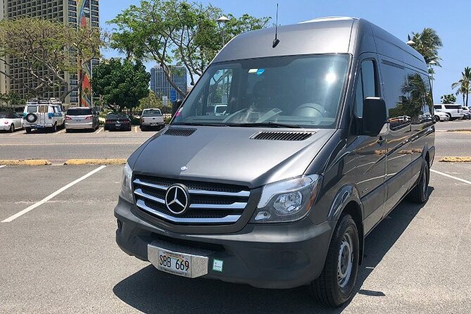 HNL Airport & Waikiki Private Transfer by Brand New Mercedes Van - Booking details, cancellation, and participation