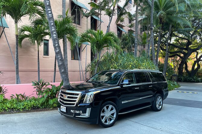 Honolulu Airport & Waikiki Hotels Private Transfer by Luxury SUV(up to 5 people) - From Honolulu Airport baggage claim to Waikiki