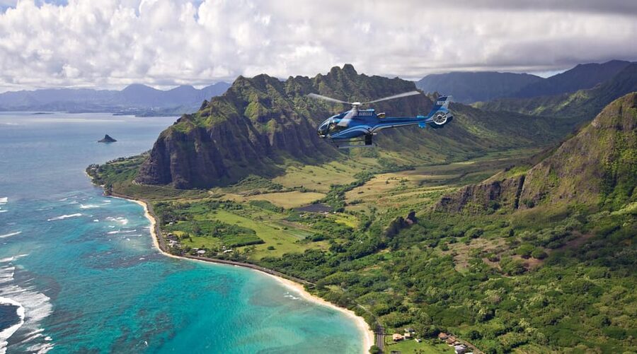 Honolulu: Blue Skies of Oahu Helicopter Tour - The North Shore and Dole Pineapple Plantation