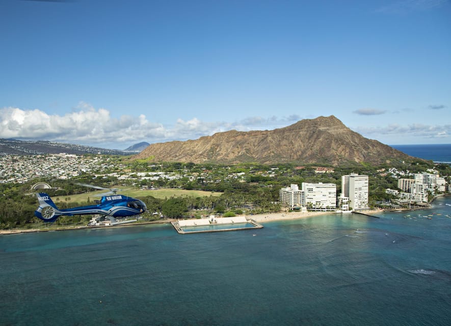 Honolulu: Blue Skies of Oahu Helicopter Tour - Boarding a small helicopter with six participants