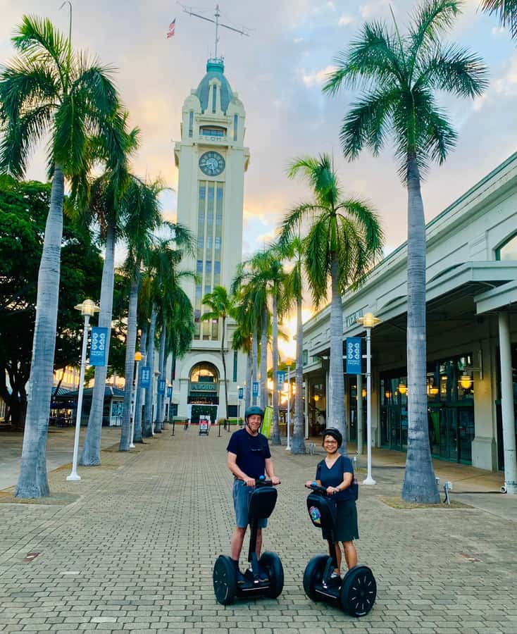 Honolulu: Historic Downtown Segway Tour - Starting at Kewalos Basin and learning the machine