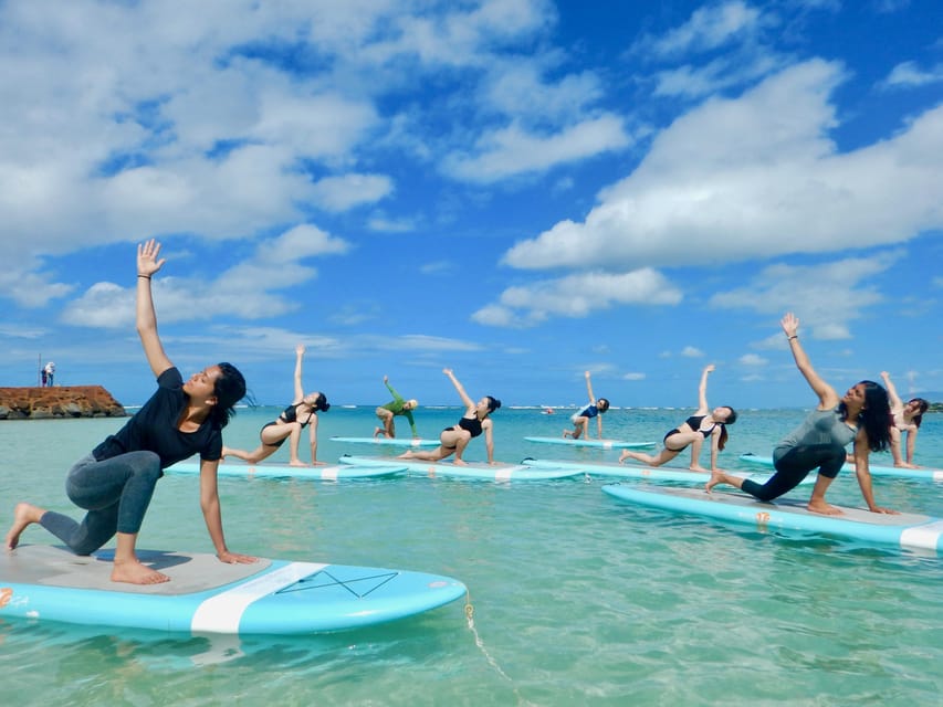 Honolulu: SUP (Standup Paddleboard) Yoga Class - What the $53 price includes