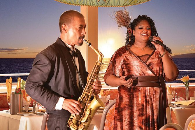 Honolulu: Three Star Deluxe Sunset Dinner Cruise and Show - Music during dinner, then a full Hawaiian show