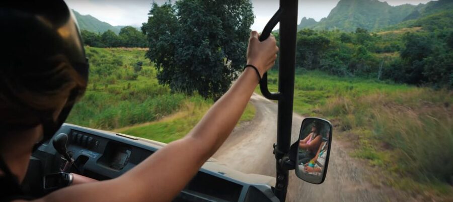 Kaneohe: Kualoa Ranch Guided UTV Tour - Movie locations beyond the famous dinosaur sign