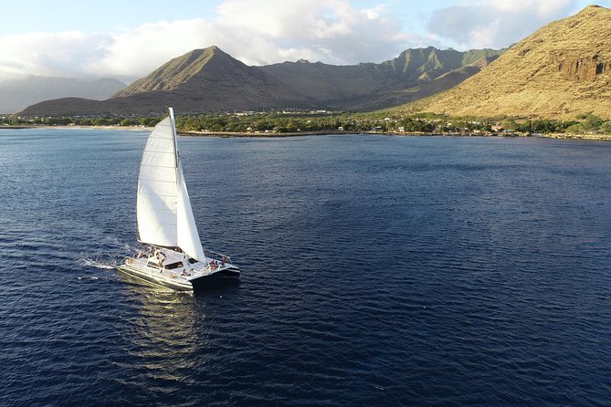 Ko Olina Catamaran Sail and Snorkel with Lunch - Boarding the 53-foot catamaran