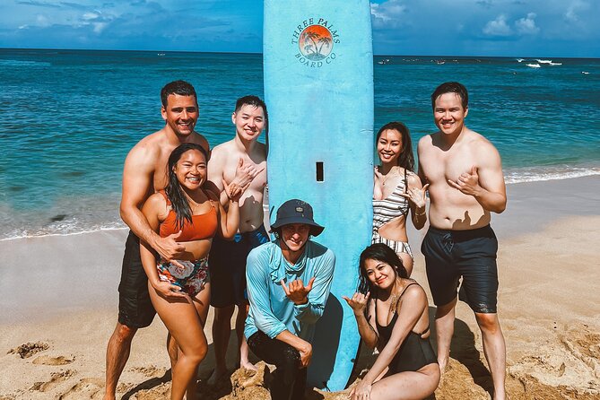 Learn to surf with a local big wave rider on the North Shore of Oahu - Why families may find this lesson reassuring