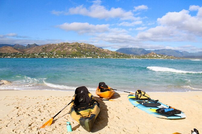 Mokulua Islands Self-Guided Kayak Adventure - Paddling Through Turtle Habitat