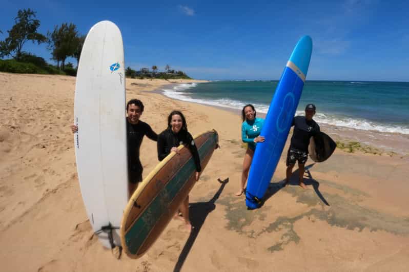 Oahu: Beginner Group Surf Lesson on North Shore - Time in the water, with coaching close by