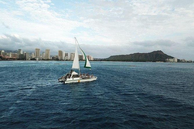 Oahu Catamaran Waikiki Sunset on 40 Foot Catamaran: Food and BYOB - Setting sail from Honolulu at 5:15 pm