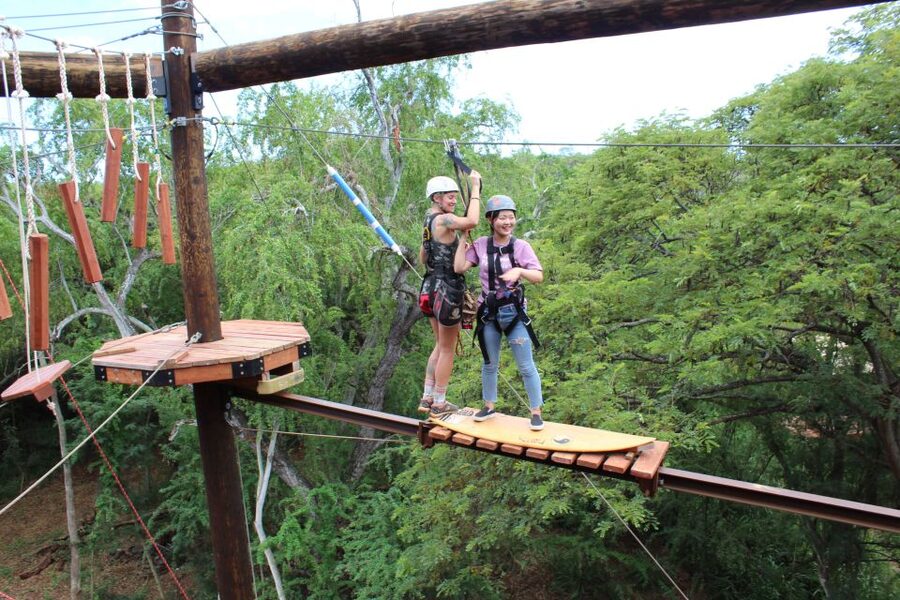 Oahu: Coral Crater Challenging Adventure Course - The safety briefing and supplied equipment