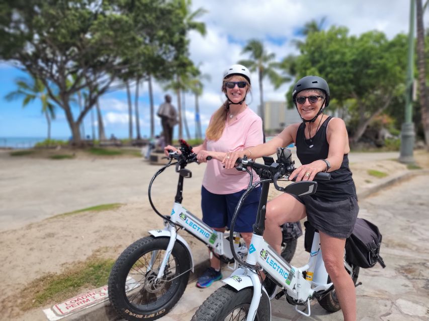 Oahu: Diamond Head E-bike Scenic Ride - Riding out from Waikiki toward Kapiolani Park
