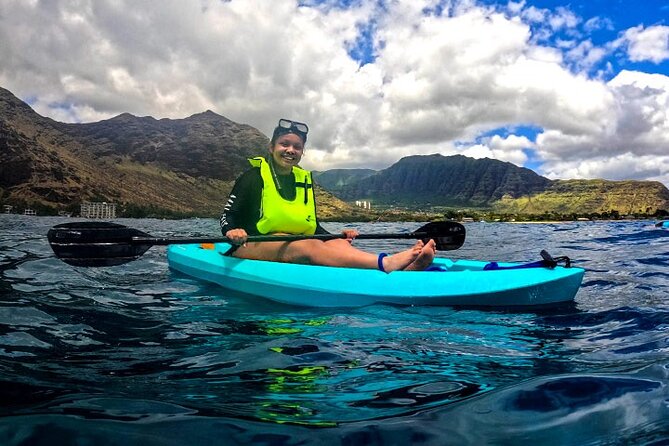 Oahu Dolphin and Snorkel Tour with Waikiki Pickup & Lunch - The water slide, kayaks, and paddle boards
