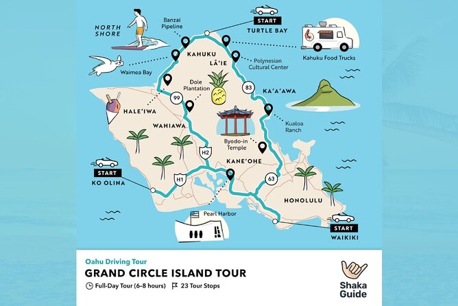 Oahu Grand Circle Island Audio Driving Tour - Byodo-in Temple begins the day on a calm note