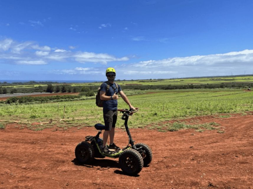Oahu, Haleiwa: Da Mongoose EzRaider 1.5 hour ATV Adventure - The first part of the ride: learning to handle the machine