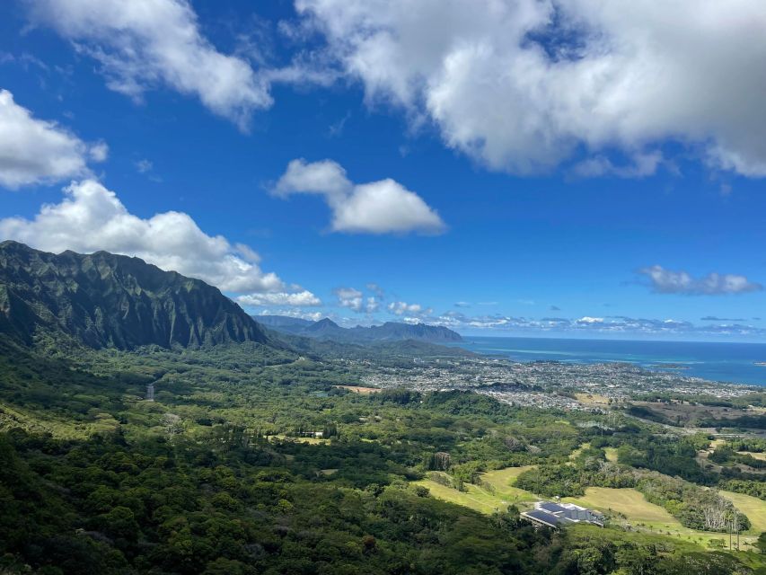 Oahu: Hidden Hawaii Waterfall Hike and Beach Tour - A waterfall, a cliff-top view, and a beach in four hours