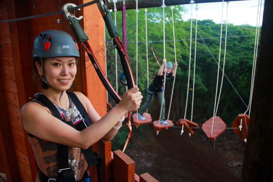 Oahu: High Ropes Adventure, Climbing, & Rappel Experience - Key points at a glance