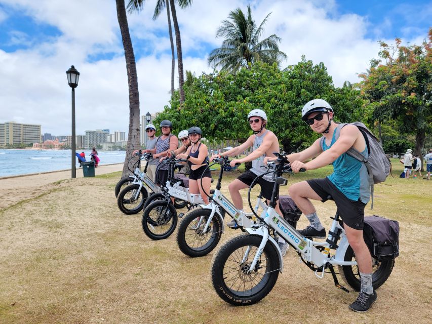 Oahu: Honolulu E-Bike Ride and Diamond Head Hike - From Kuhio Village Tower to Waikiki’s shoreline