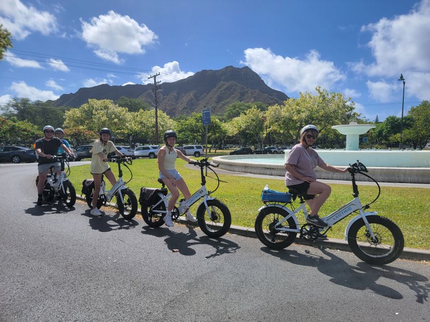 Oahu: Honolulu E-Bike Ride and Diamond Head Hike - Diamond Head’s 1.5-mile crater hike