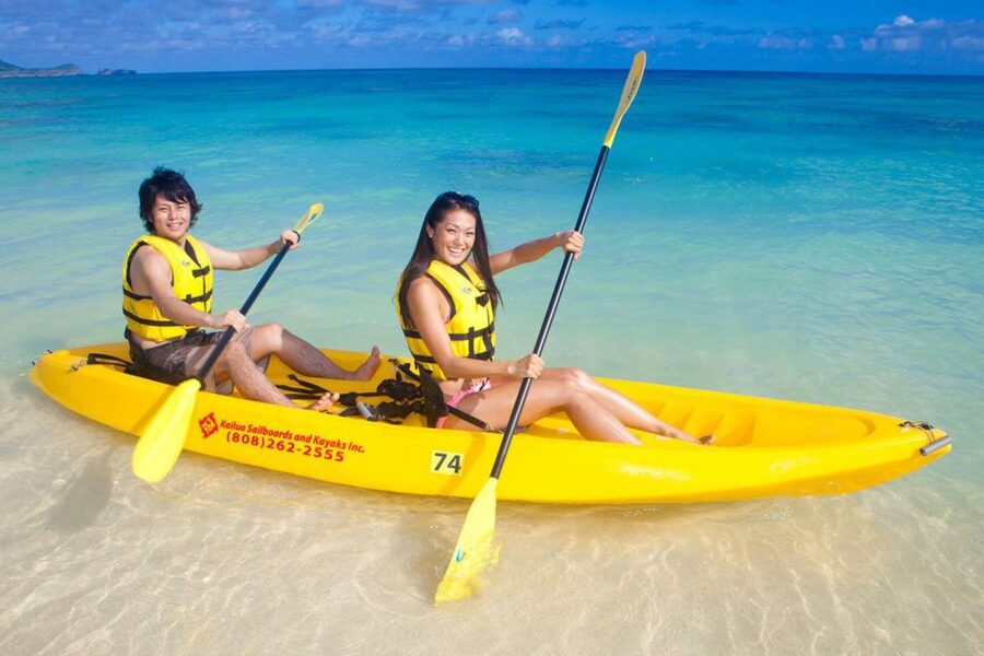 Oahu: Kailua Guided Kayak Excursion with Lunch - Paddling Kailua Bay for two easy hours