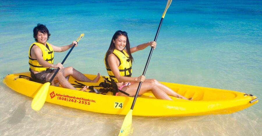 Oahu: Kailua Guided Kayak Excursion with Lunch - The full-day beach pass changes the value
