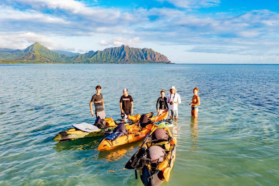 Oahu: Kaneohe Self-Guided Sandbar Kayaking Experience - Choosing between the long route and the harbor launch
